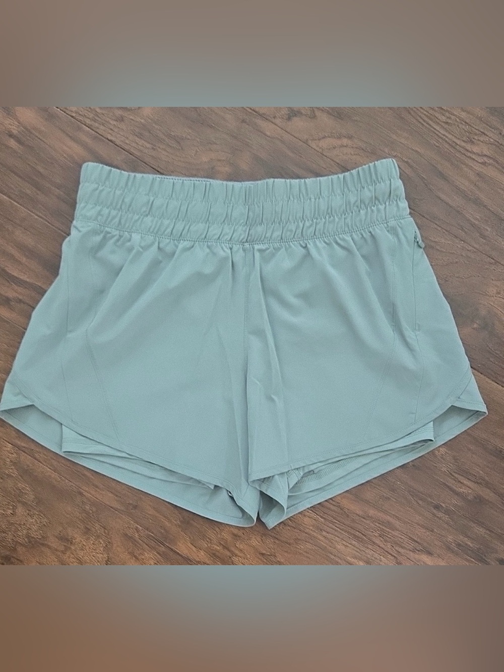 Light Sage Women's Athletic Shorts - Brand